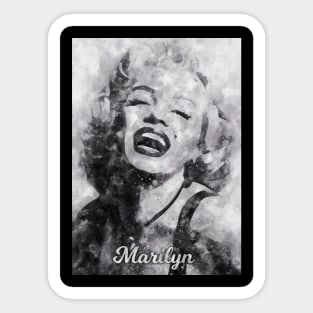 Marilyn Sticker